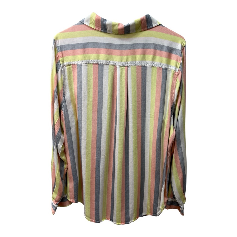 Torrid Striped Button-Down Tunic - Size 2 - image 2